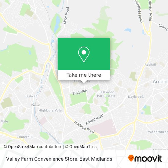 Valley Farm Convenience Store map