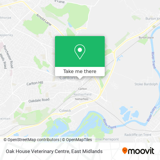 Oak House Veterinary Centre map