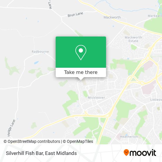 Silverhill Fish Bar map