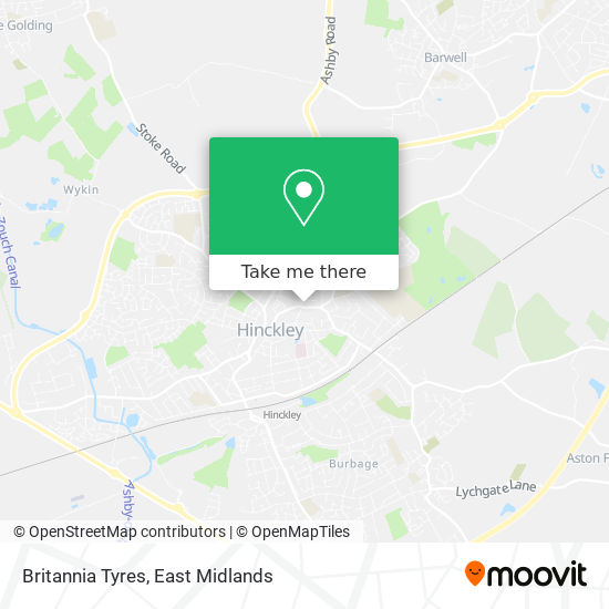 Britannia Tyres map