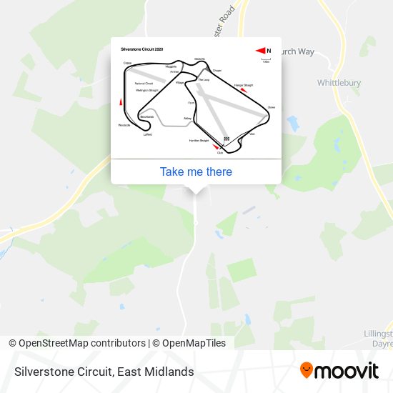 Silverstone Circuit map
