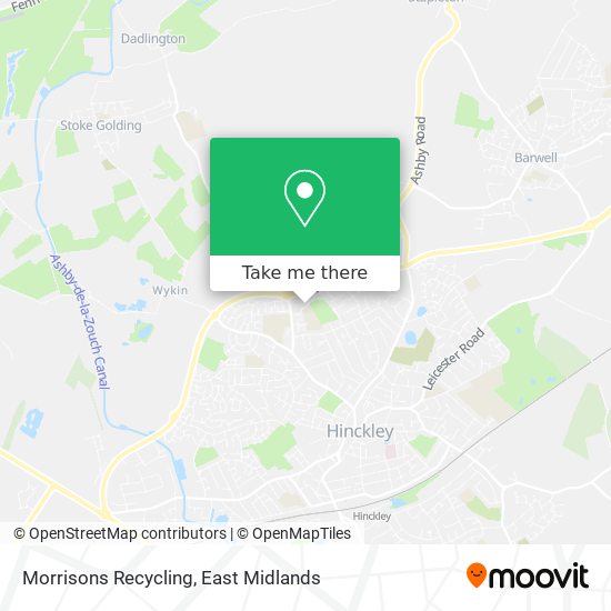 Morrisons Recycling map