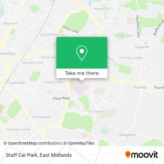 Staff Car Park map