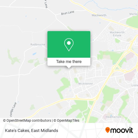 Kate's Cakes map