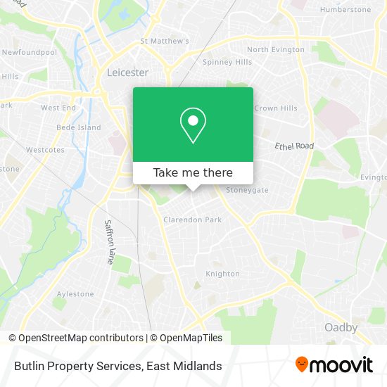 Butlin Property Services map