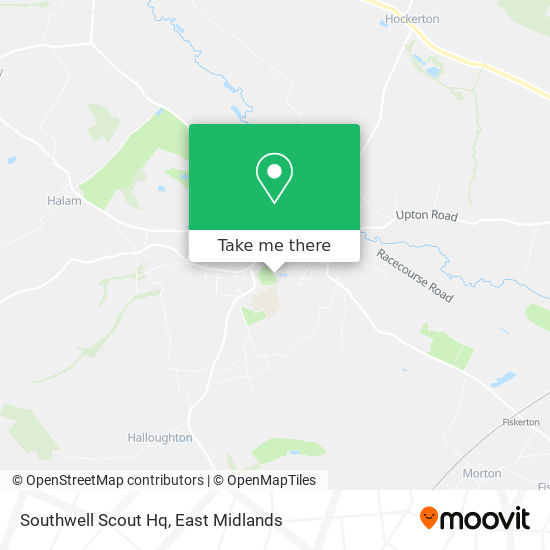 Southwell Scout Hq map