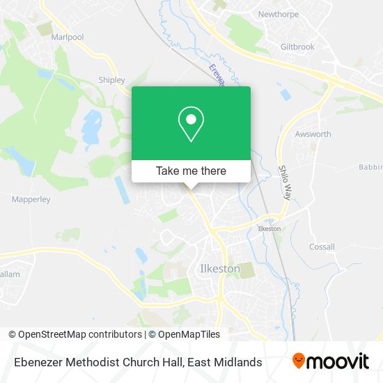 Ebenezer Methodist Church Hall map