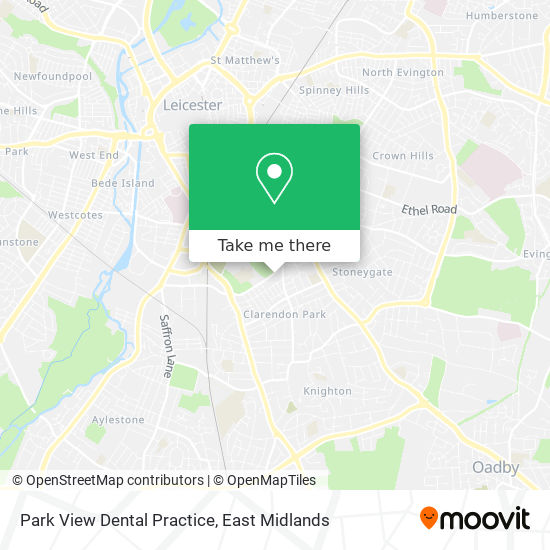 Park View Dental Practice map