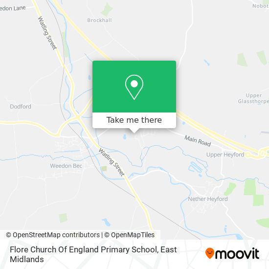 Flore Church Of England Primary School map