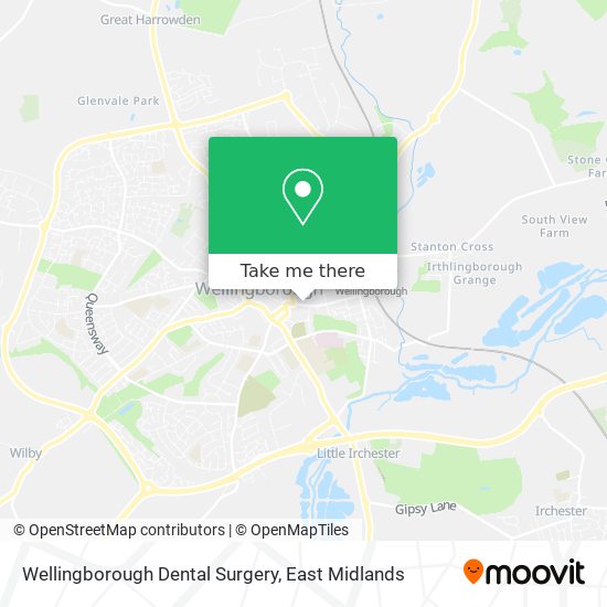 Wellingborough Dental Surgery map