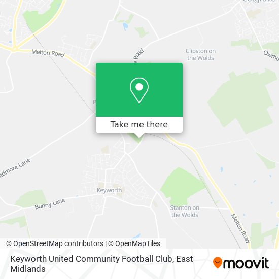 Keyworth United Community Football Club map