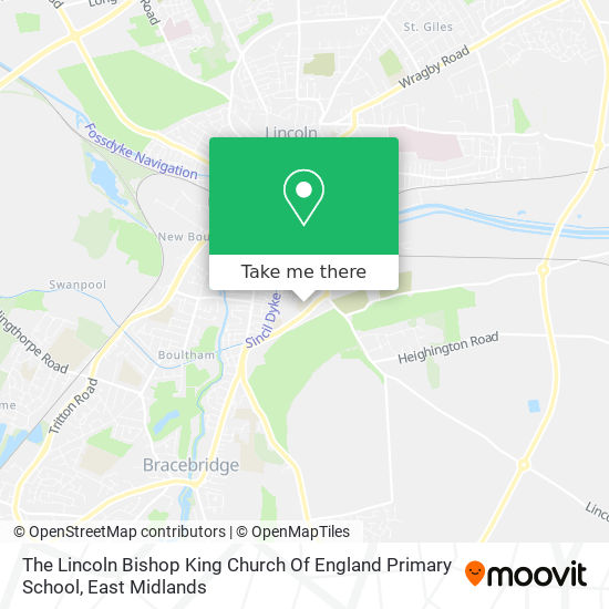 The Lincoln Bishop King Church Of England Primary School map