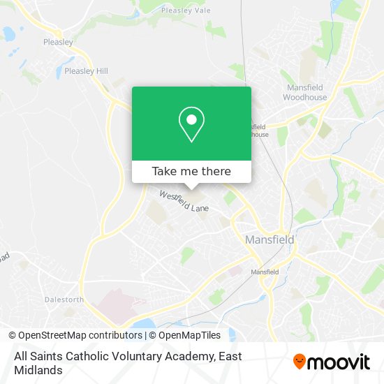 All Saints Catholic Voluntary Academy map