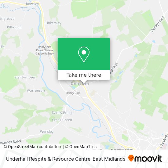Underhall Respite & Resource Centre map