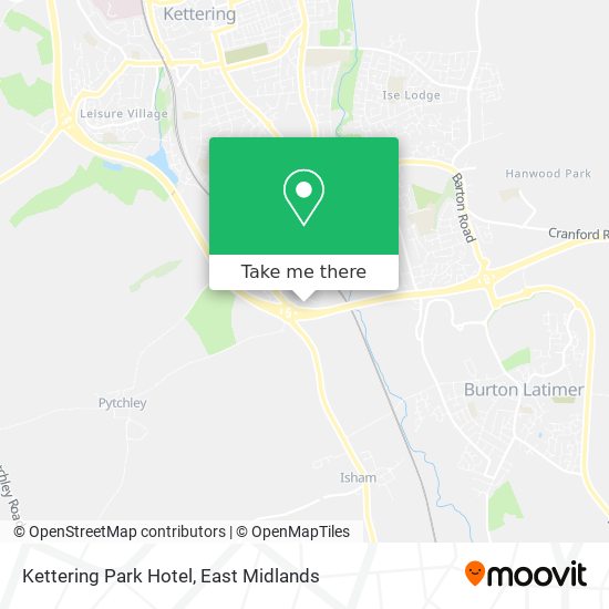 Kettering Park Hotel map