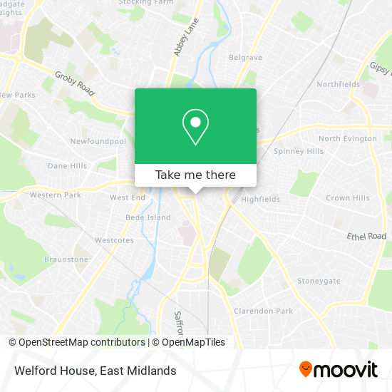 Welford House map
