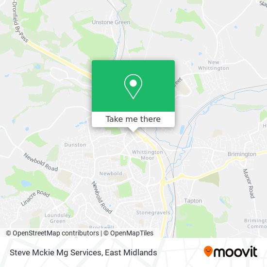 Steve Mckie Mg Services map