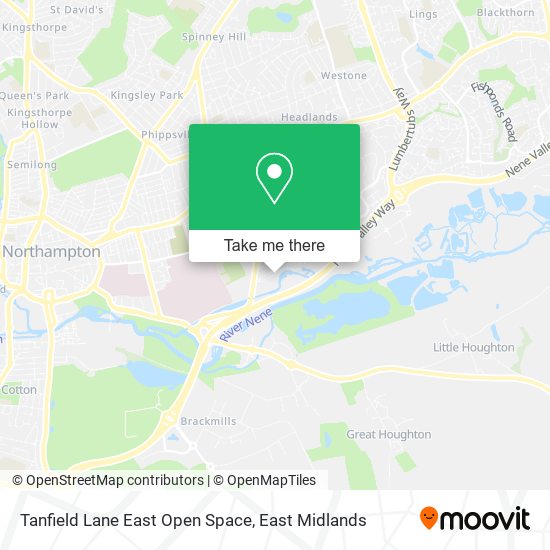 Tanfield Lane East Open Space map