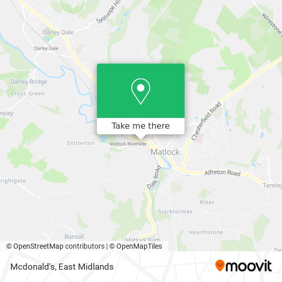 Mcdonald's map