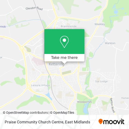 Praise Community Church Centre map