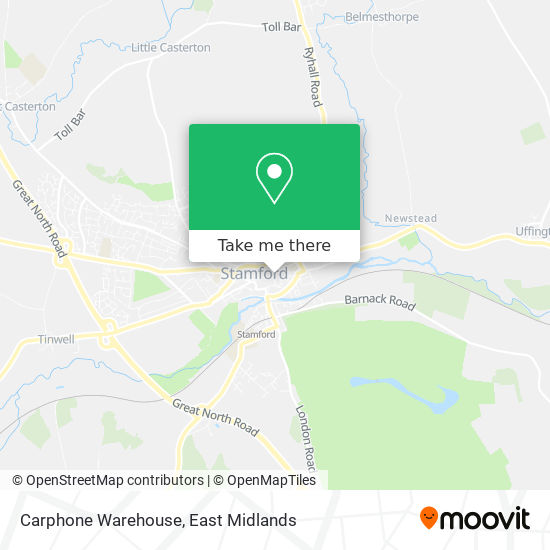 Carphone Warehouse map