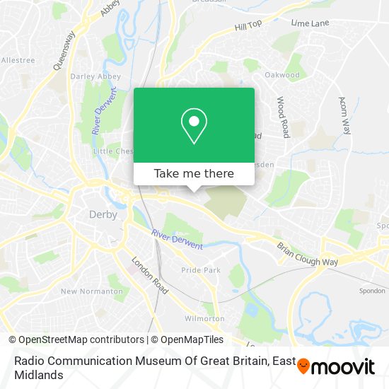 Radio Communication Museum Of Great Britain map