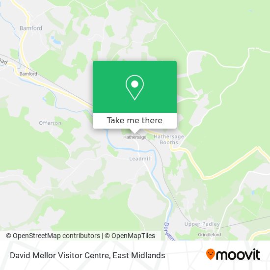 David Mellor Visitor Centre map