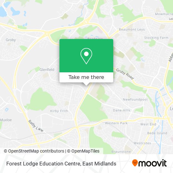 Forest Lodge Education Centre map