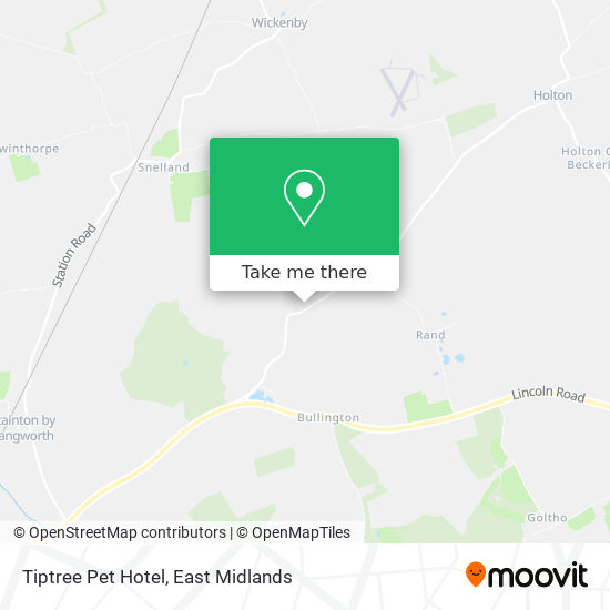 Tiptree Pet Hotel map