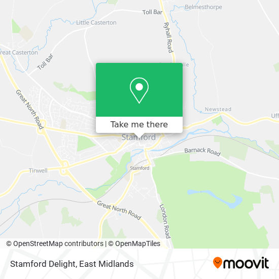 Stamford Delight map