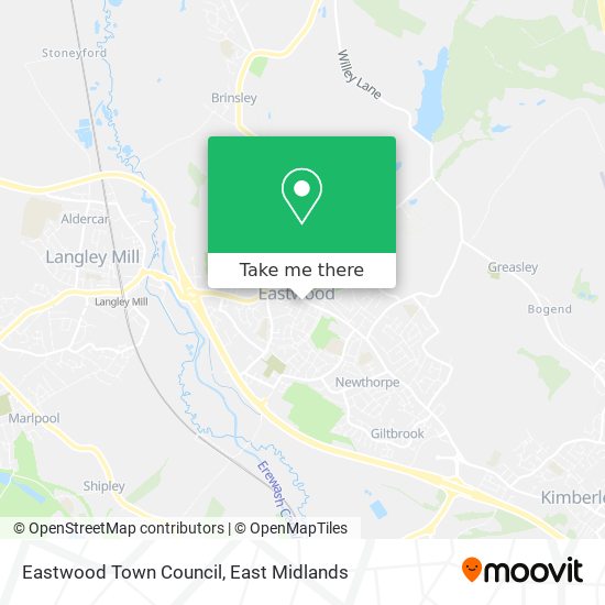 Eastwood Town Council map