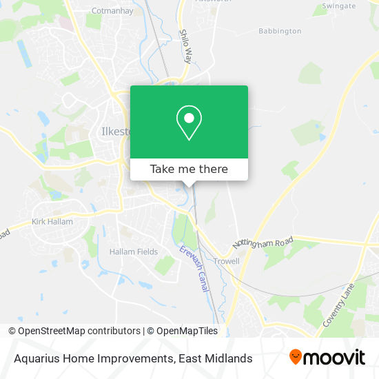 Aquarius Home Improvements map