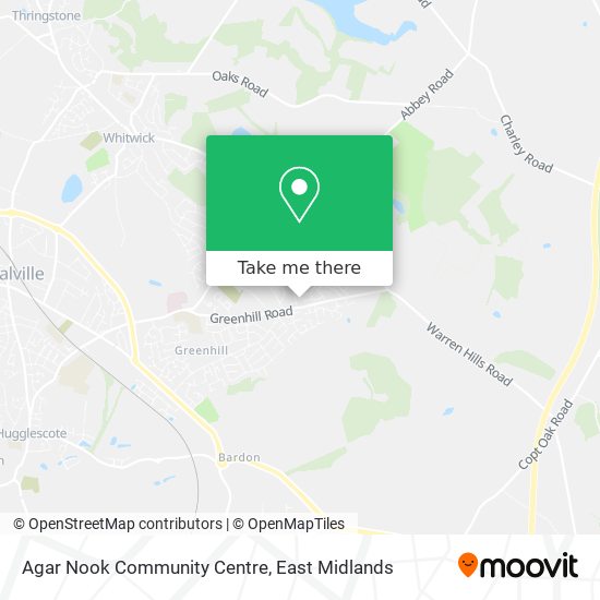 Agar Nook Community Centre map