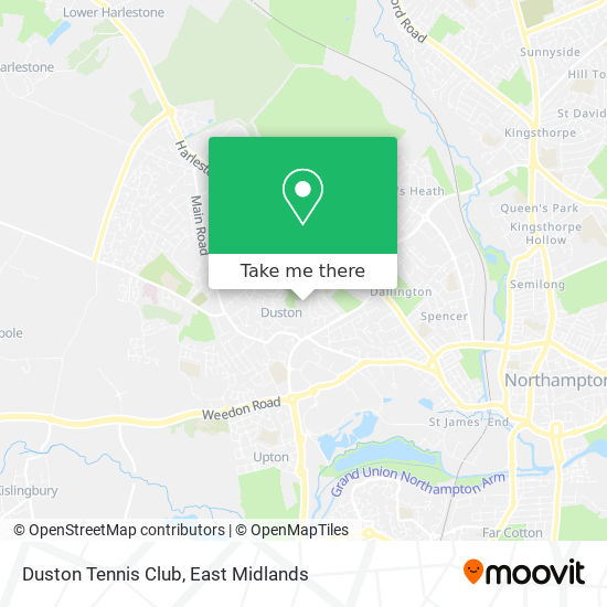 Duston Tennis Club map