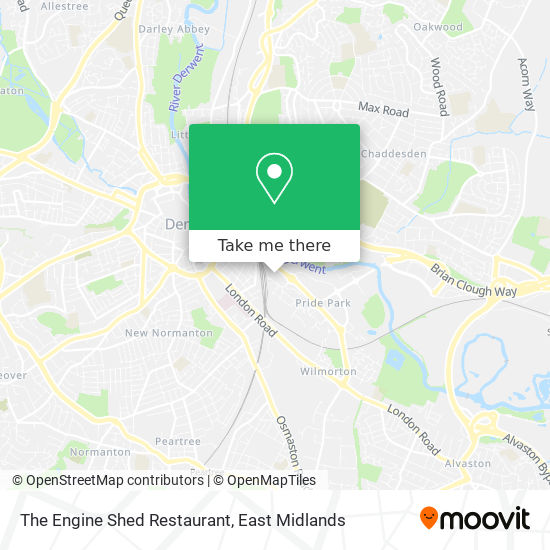 The Engine Shed Restaurant map