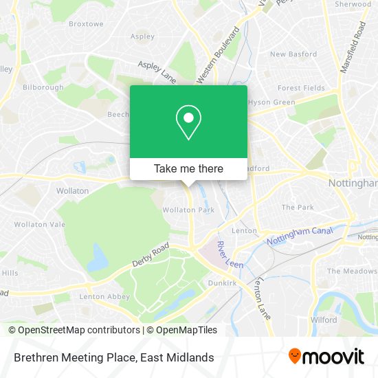 Brethren Meeting Place map