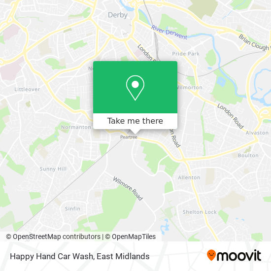 Happy Hand Car Wash map