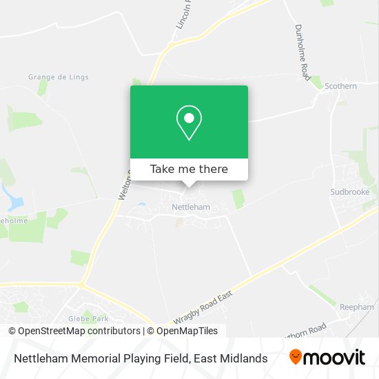 Nettleham Memorial Playing Field map