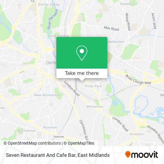 Seven Restaurant And Cafe Bar map