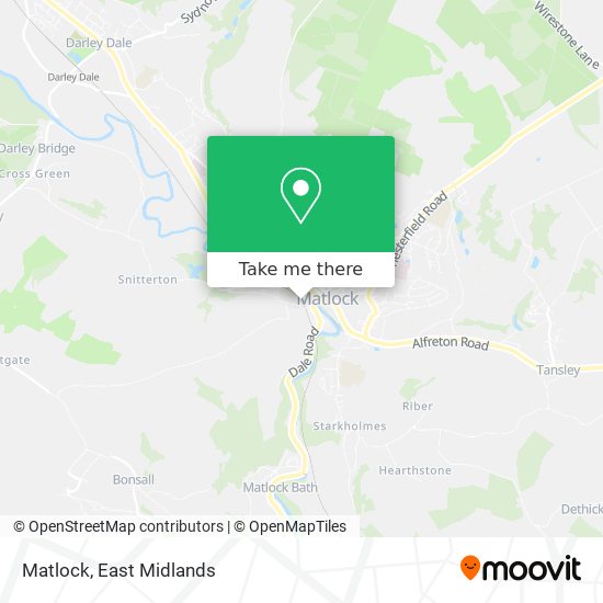 Matlock map