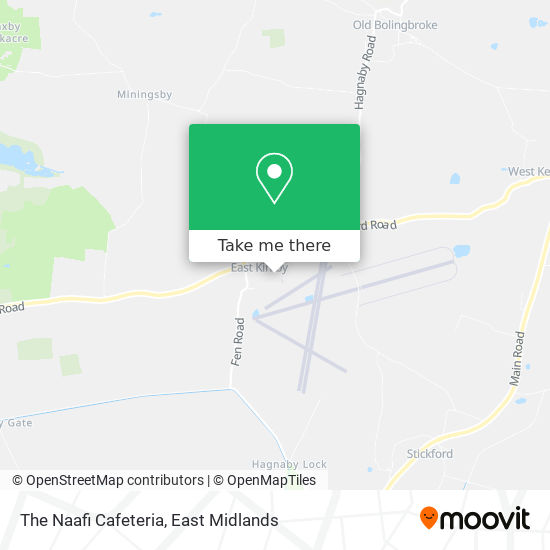 The Naafi Cafeteria map