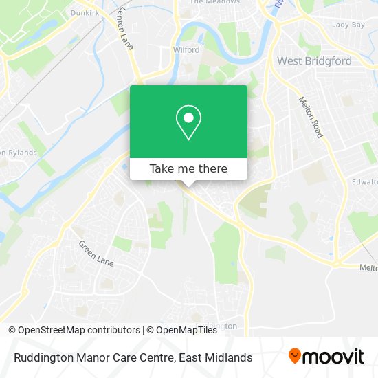 Ruddington Manor Care Centre map