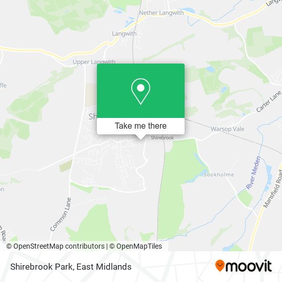 Shirebrook Park map