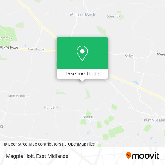 Magpie Holt map