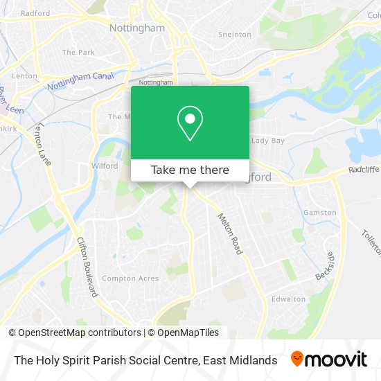 The Holy Spirit Parish Social Centre map