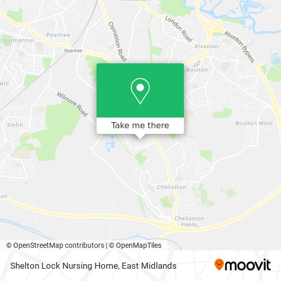 Shelton Lock Nursing Home map