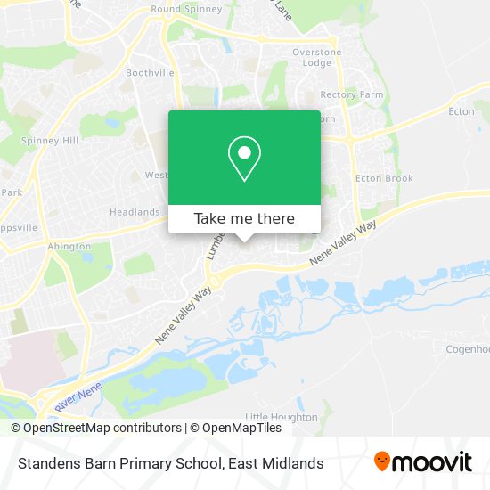 Standens Barn Primary School map