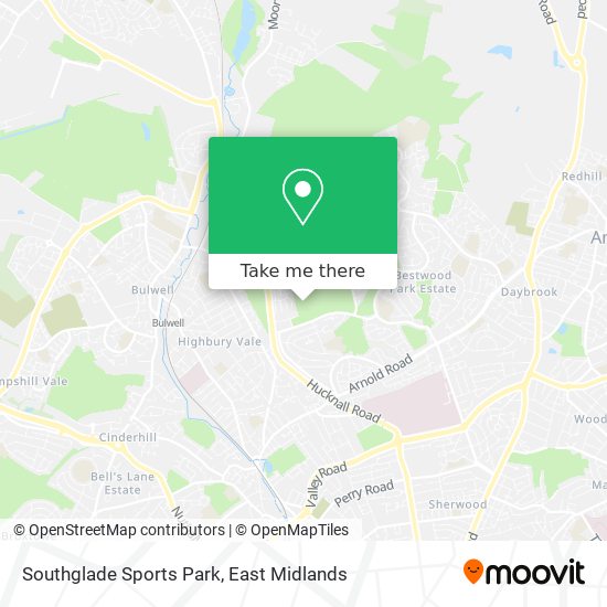 Southglade Sports Park map