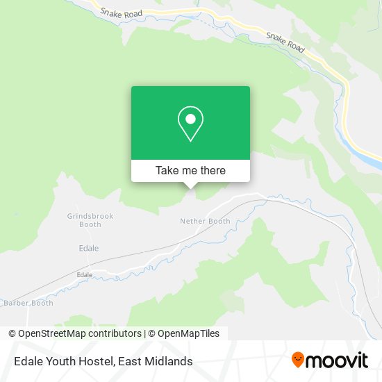 Edale Youth Hostel map