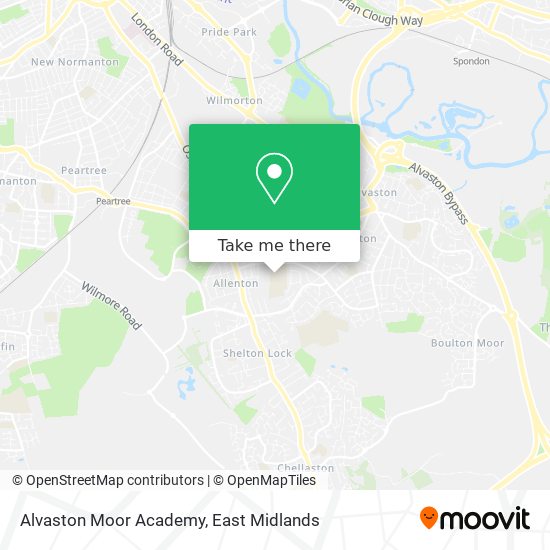 Alvaston Moor Academy map